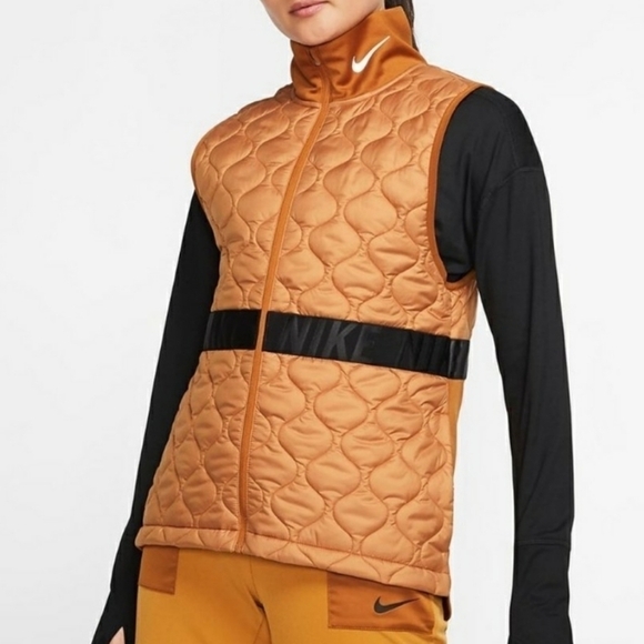 NIKE Aerolayer Running Thermore Gilet Vest NWT - Picture 10 of 11